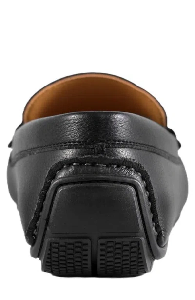 Calvin Klein Felty Moc Toe Driving Loafer In Black