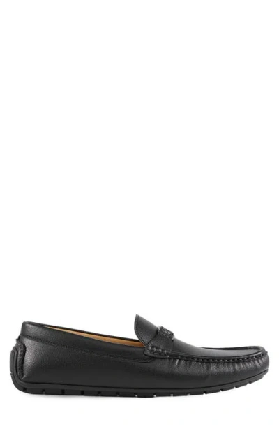 Calvin Klein Felty Moc Toe Driving Loafer In Black