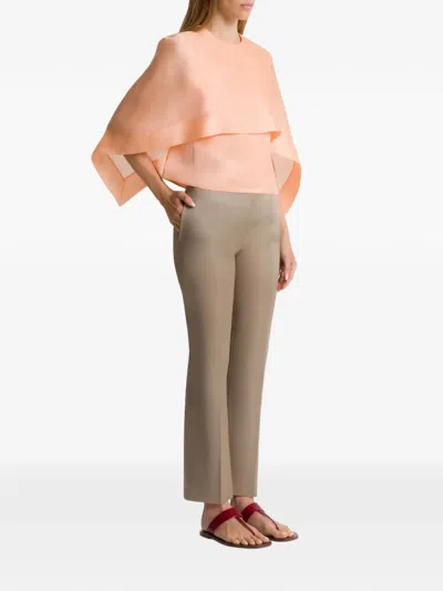 Alberta Ferretti Layered Blouse In Multi