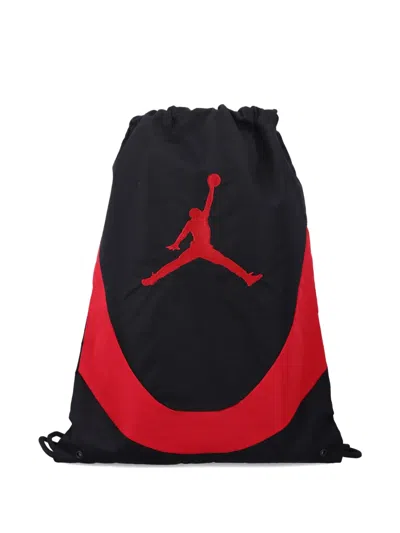 Nike Logo-embroidered Backpack In Black