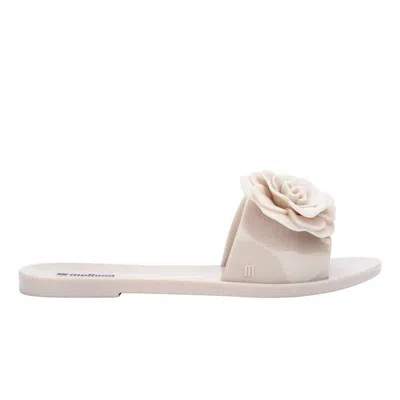 Melissa Babe Petals Slide Sandal In Neutral