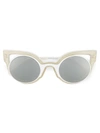 FENDI glitter Paradeyes sunglasses,ACETATE100%