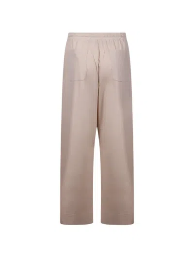 Weekend Max Mara Drawstring Trousers In Pink