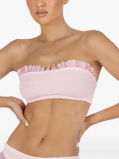 Paramidonna Kylie Ruffled Bikini In Pink
