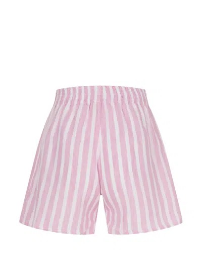Paramidonna Cora Striped Shorts In Multi