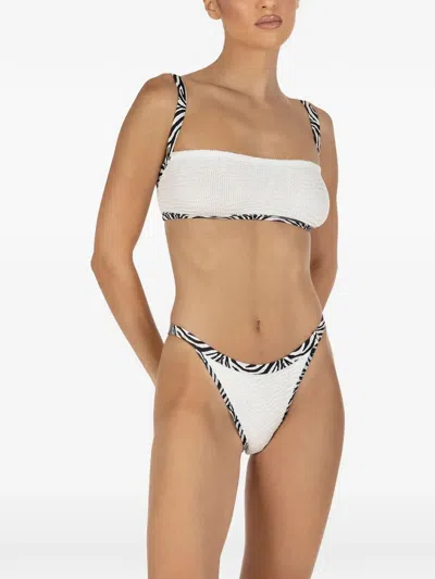 Paramidonna Ava Zebra-print Bikini In Multi
