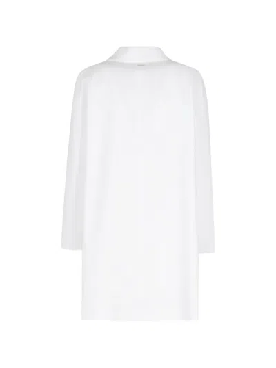 Herno Button-fastening Coat In White