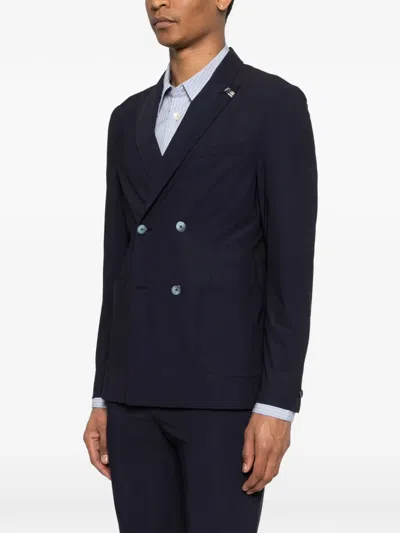 Distretto 12 D.b. Active Pocket Jacket In Blue