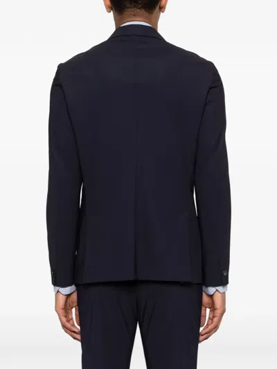 Distretto 12 D.b. Active Pocket Jacket In Blue