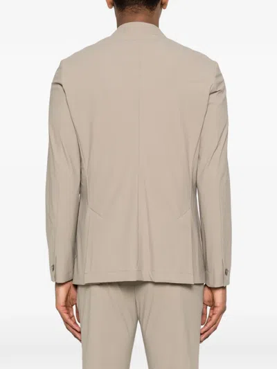 Distretto 12 Active Double-breasted Jacket In Neutral