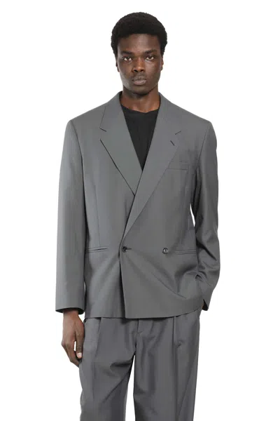 Lemaire Double-breasted Tailored Blazer In Multi