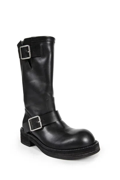 Ann Demeulemeester Sarith Engineer Biker Boots In Black
