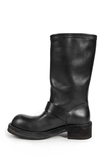 Ann Demeulemeester Sarith Engineer Biker Boots In Black