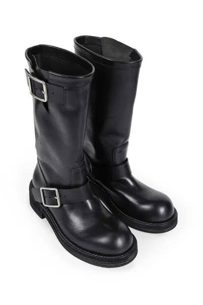 Ann Demeulemeester Sarith Engineer Biker Boots In Black