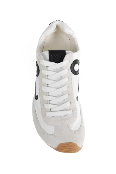 Loewe Ballet Runner 2.0 Nylon And Calfskin Low-top Sneakers In White