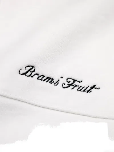 Bram's Fruit Varsity Logo Patch Shorts In White