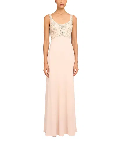 Jenny Packham Reverie Embellished Maxi Dress In Pink
