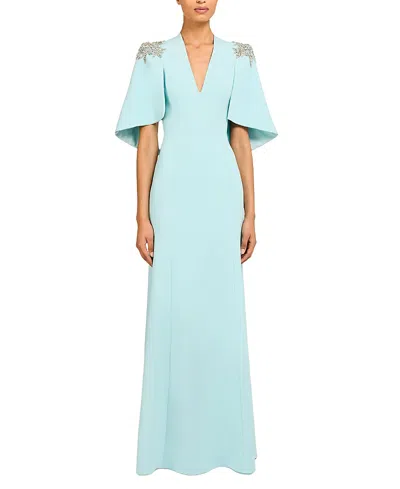 Jenny Packham Star Shower Rhinestone-embellished Maxi Dress In Multi