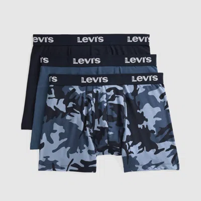 Levi's Camo Boxer Brief (3-pack) In Blue