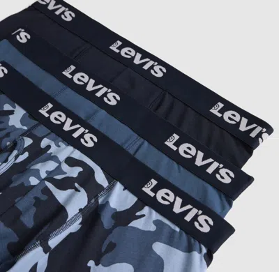 Levi's Camo Boxer Brief (3-pack) In Blue