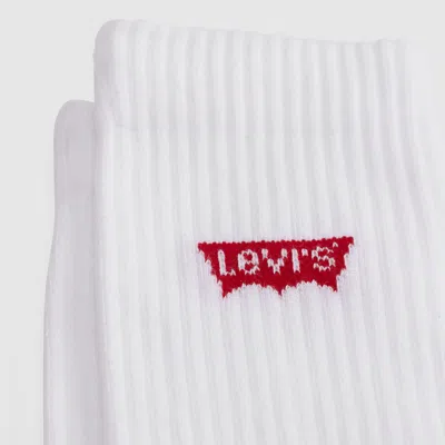 Levi's Regular Cut Socks (3-pack) In White