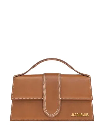 Jacquemus Le Grand Bambino Leather Crossbody Bag In Brown
