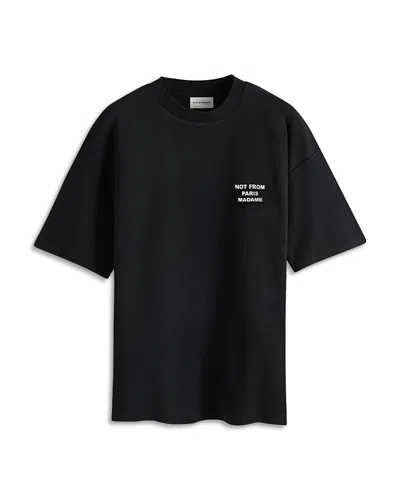 Drôle De Monsieur Drole De Monsieur Le Slogan Classique T-shirt In Black