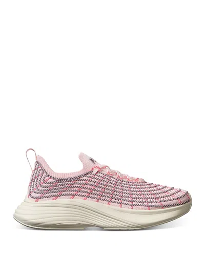 Apl Athletic Propulsion Labs Athletic Propulsion Labs Techloom Zipline Knitted Sneakers In Pink