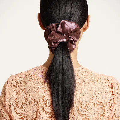 La Doublej Scrunchie Set In Orange