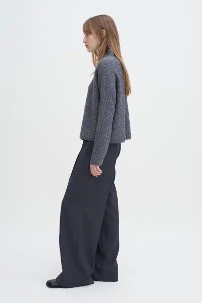Filippa K Mika Braid Sweater In Gray