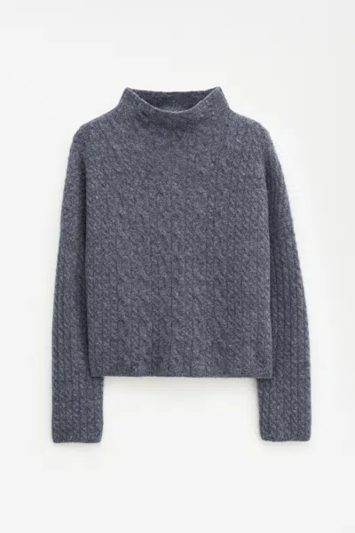 Filippa K Mika Braid Sweater In Gray
