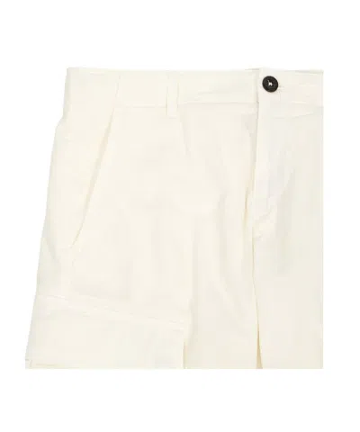 C.p. Company Belt Loop Cargo Pants In White