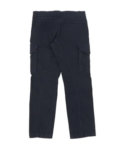 C.p. Company Belt Loop Cargo Pants In Blue