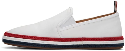 Shop Thom Browne White Rope Espadrilles