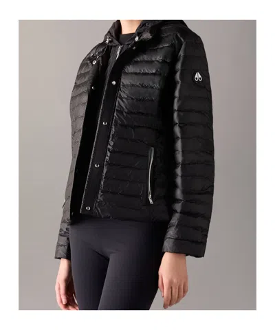 Moose Knuckles Cloud Walker Air Down Jacket In Black