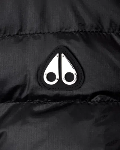 Moose Knuckles Transit Lightweight Down Bomber Jacket In Black