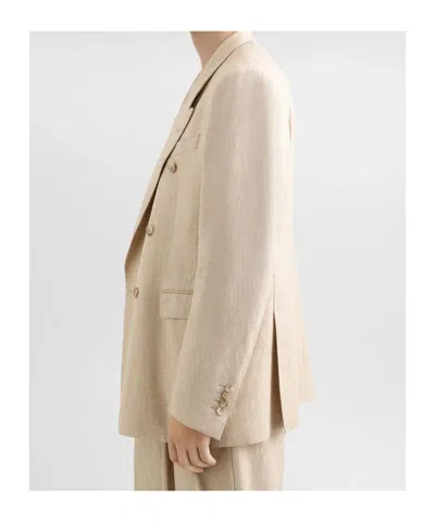 Dolce & Gabbana Man Blazer Camel Size 40 Polyester, Wool, Elastane In Brown