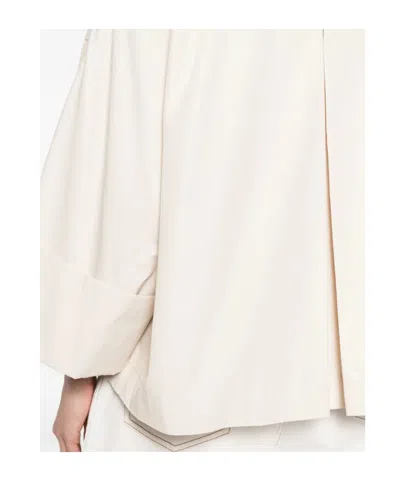 Peserico Double-breasted Jacket In White