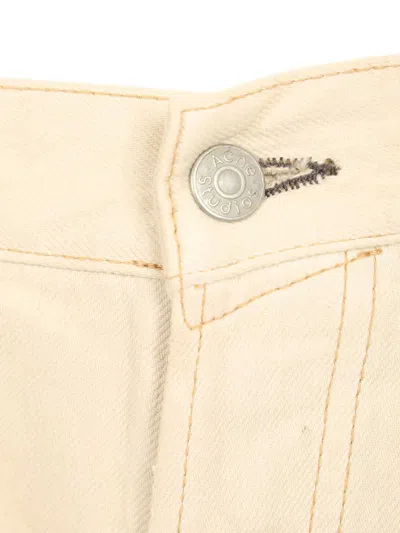 Acne Studios Regular Fit Jeans 2010m In Yellow