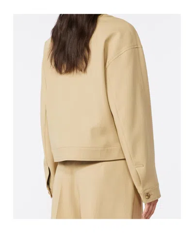 Max Mara Long Sleeve Jacket In Nude