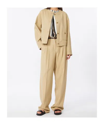 Max Mara Long Sleeve Jacket In Nude