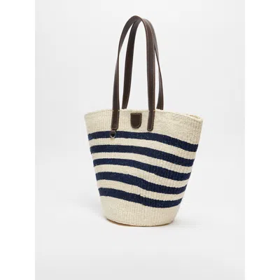 Weekend Max Mara Striped Shoulder Bag In Multi