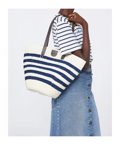 Weekend Max Mara Striped Shoulder Bag In Multi