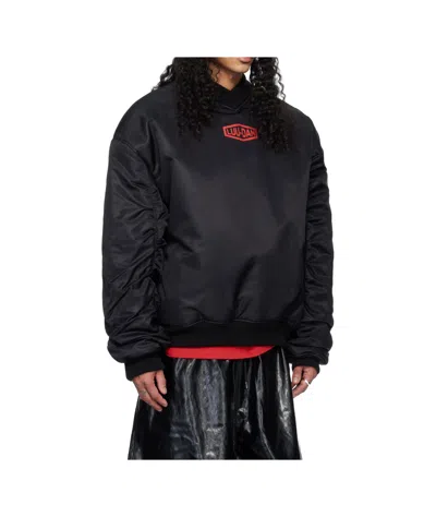 Lu'u Dan Unibomber Long-sleeved Pullover In Black