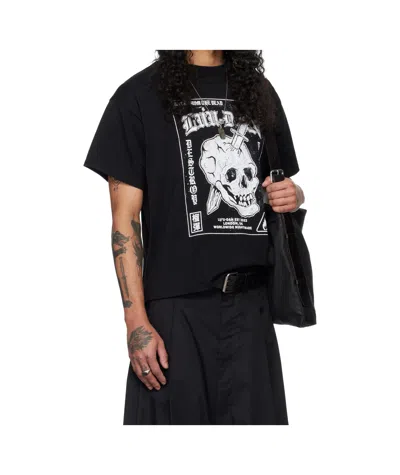 Lu'u Dan Box Neck T-shirt In Black