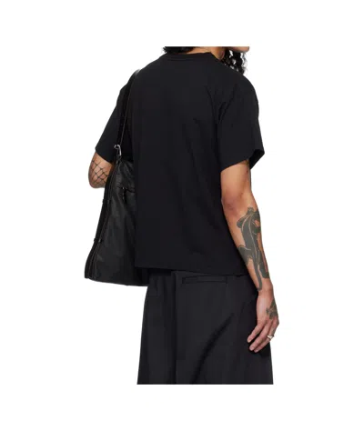 Lu'u Dan Box Neck T-shirt In Black