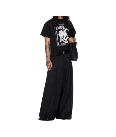 Lu'u Dan Box Neck T-shirt In Black