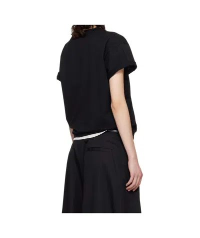Lu'u Dan Box Neck T-shirt In Black