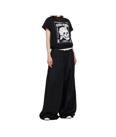 Lu'u Dan Box Neck T-shirt In Black