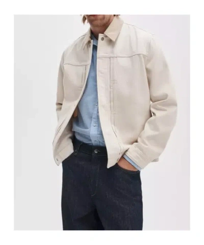 Rag & Bone Dwight Denim Jacket In White